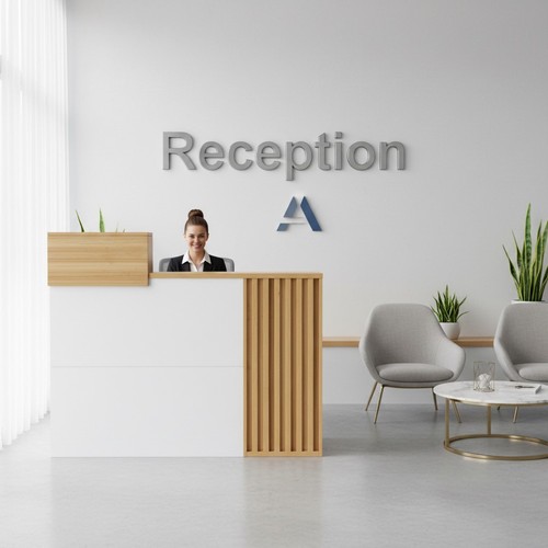 Bancone reception arredo