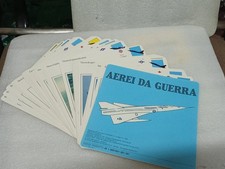 AEREI DA GUERRA  schede raccolta De Agostini 1991