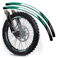 18 & 21 POLLICI DIRT BIKE CERCHI PROTEZIONI RUOTA DECAL GRAFICA A NASTRO MOTO