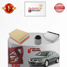 KIT TAGLIANDO 3 FILTRI E OLIO VW PASSAT VI 3C 1.4 TSI 110KW 150CV DAL 2009 ->