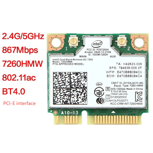 Per 7260hmw intel - per, pc