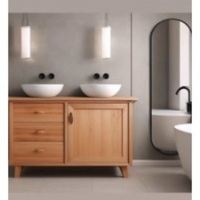 Mobile bagno in legno massello