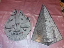 2 ASTRONAVI/NAVICELLE Esselunga SIGILL 2016+2017 Star Wars COMPLETE+ROLLINZ ORO