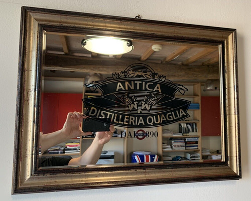 Specchio pubblicitario vintage - specchio,