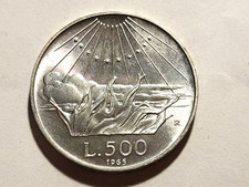 500 LIRE ARGENTO " DANTE