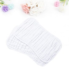  2 pezzi spallina morbida per neonato cuscino sputo latte asciugamano garza