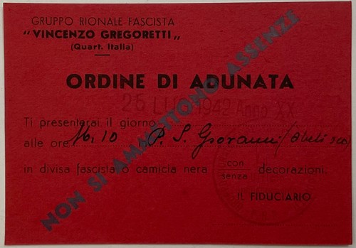 Roma gruppo rionale gregoretti - gruppo,