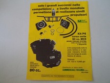 advertising Pubblicità 1981 MOTORE MINARELLI P6 50 CORSA CORTA MCS