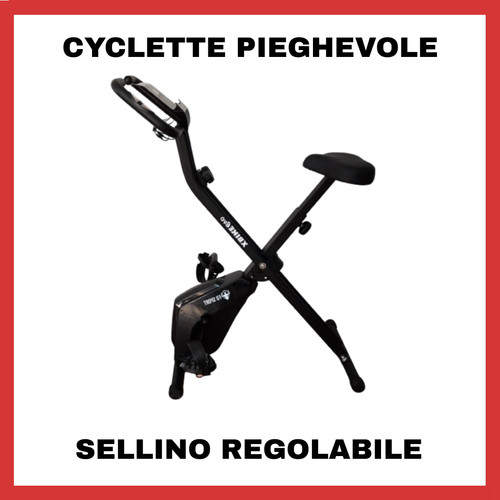 Cyclette pieghevole magnetica - cyclette,