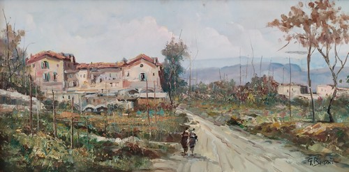 Bersà casolare paesaggio di - casolare,