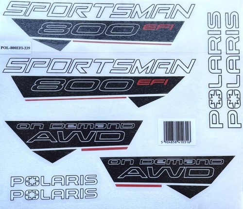 Set adesivi polaris sportsman - adesivi,