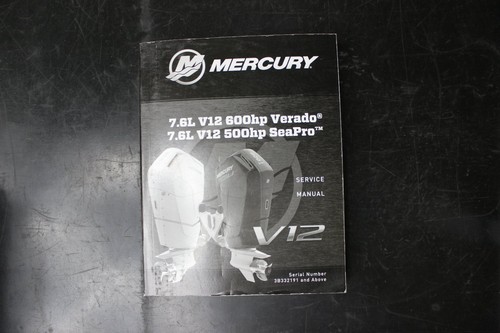 Mercury v12 600hp verado - mercury, 7.6l