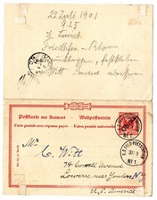 Kiautschou 1901 BIGLIETTO
