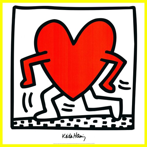 Poster vintage 1984 keith - vintage,