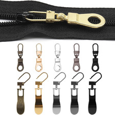 Cursore Cerniera Metallo, Cursore Cerniera Ricambio, Ganci per Cerniera Lampo pe