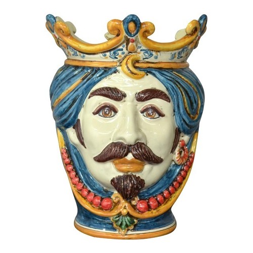 Testa moro ceramica - di,