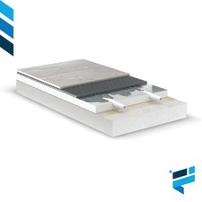 KIT IMPIANTO RISCALDAMENTO A PAVIMENTO A SECCO COMPLETO DI PROGETTO DI POSA