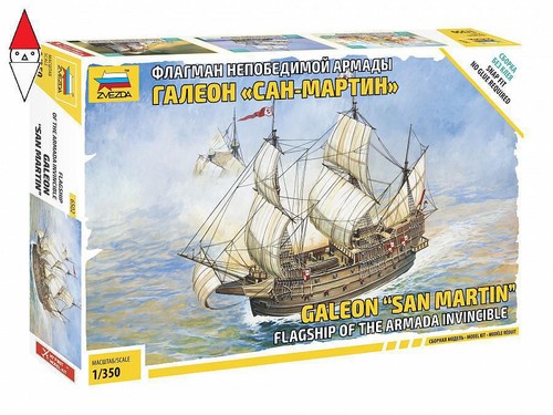 350 zvezda galeon san - 1/350,