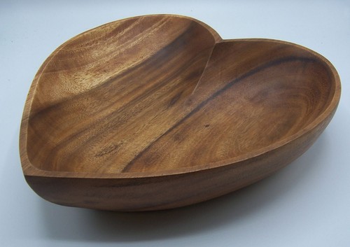 Piatto legno cuore acacia