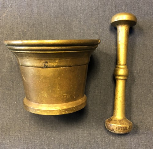 Antico mortaio bronzo - mortaio,