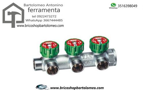 Collettore far vie - collettore, 3/4"
