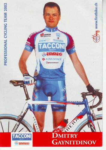 Cyclisme carte cycliste dmitry - carte,