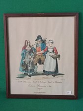 QUADRO VINTAGE STAMPA COSTUMI
