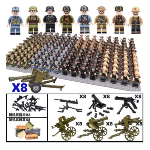 Pacchetto minifigure esercito - pacchetto,