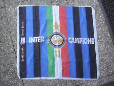 RARA!  CALCIO BANDIERA FOULARD INTER 13 CAMPIONE 1988/89 MIS.67x60 - originale