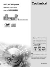 Technics hda800 - technics, sc-hda800