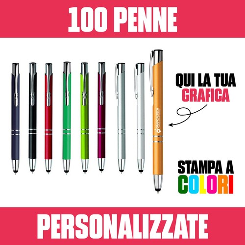 100 penne personalizzate - penne,
