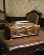 Scatola Legno Intagliato