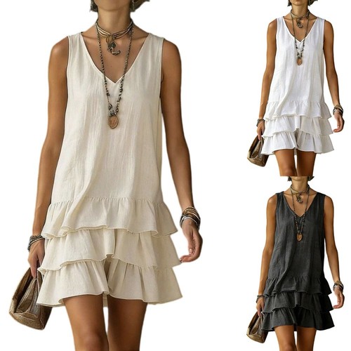 Abito donna misto - , lino