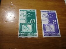 ITALIA 1954 Televisione 2 val. come in foto, sempre di  Prima scelta **  MNH SPL