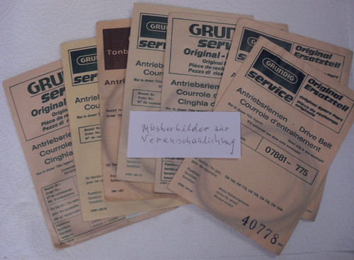 Cinghia trasmissione grundig - trasmissione,