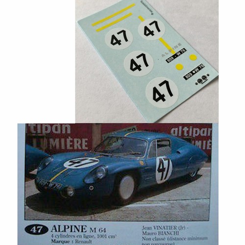 Decalcomanie 43 alpine - 1.43, 1/43