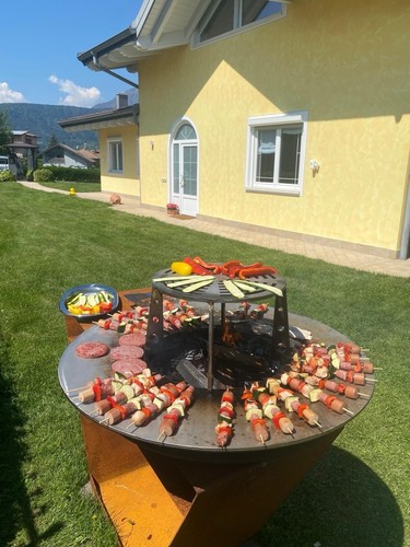 Barbecue corten base - in, corten,