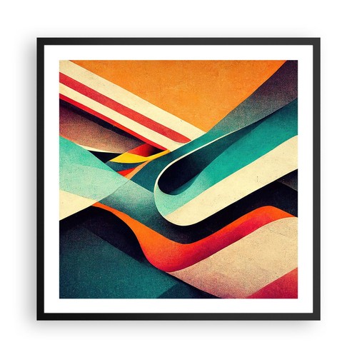 Poster 60x60cm astrazione - poster,