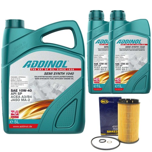Olio motore set 10w semi - motore, 10w-40