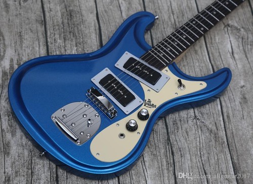 Blue guitar mosrite venture - guitar,