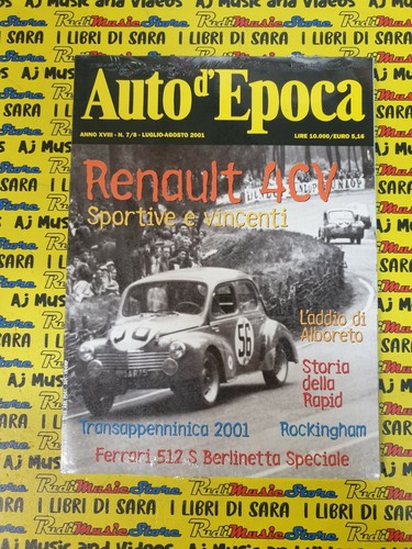 Rivista auto epoca anno - auto, d'epoca
