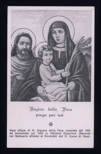 Santino holy card madonna - santino-holy,