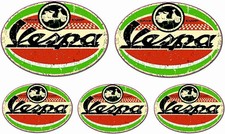 5 adesivi vintage VESPA