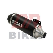 Silenziatore Honda SH 300i 2016-2020 Arrow Urban alluminio scuro con tappo terminale scuro 53
