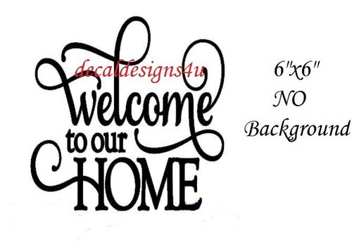Adesivo decalcomania welcome - decalcomania,