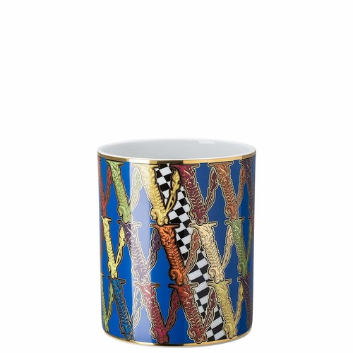 Versace porcellana vaso 18cm - -,
