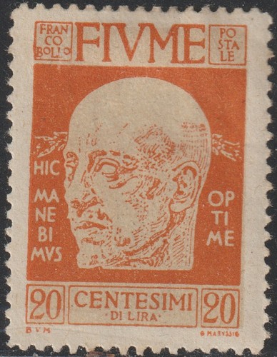 1920 fiume cent nuovo - 1920, cent.