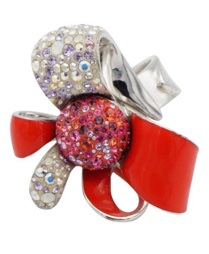 Anello fiocco nastro fiore