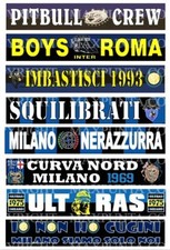INTER 8 ADESIVI STICKERS  2°