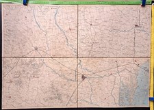 CARTA TOPOGRAFICA 1880 CIRCA